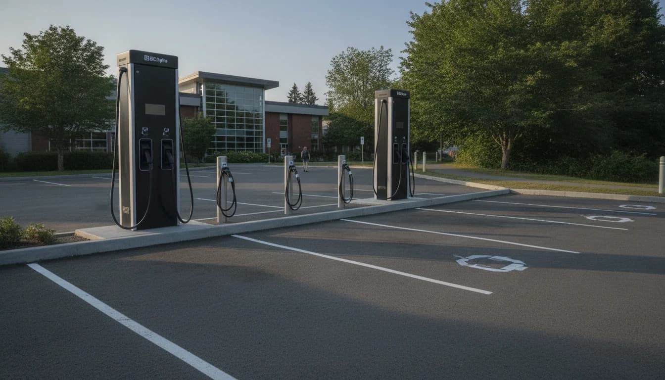 BC Hydro Campbell River Fast-charge Hub Opens