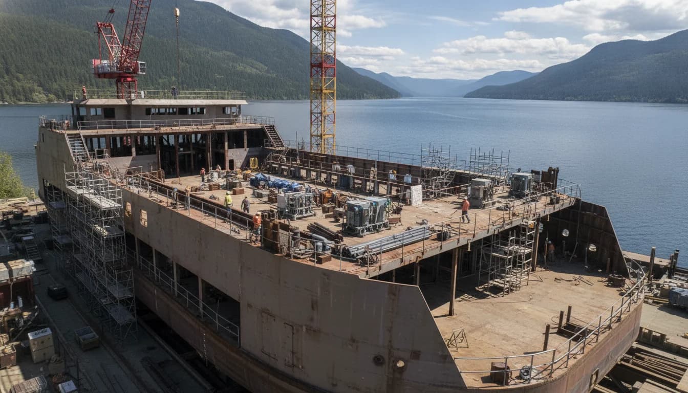 Kootenay Lake Ferry Service Upgrades Progressing