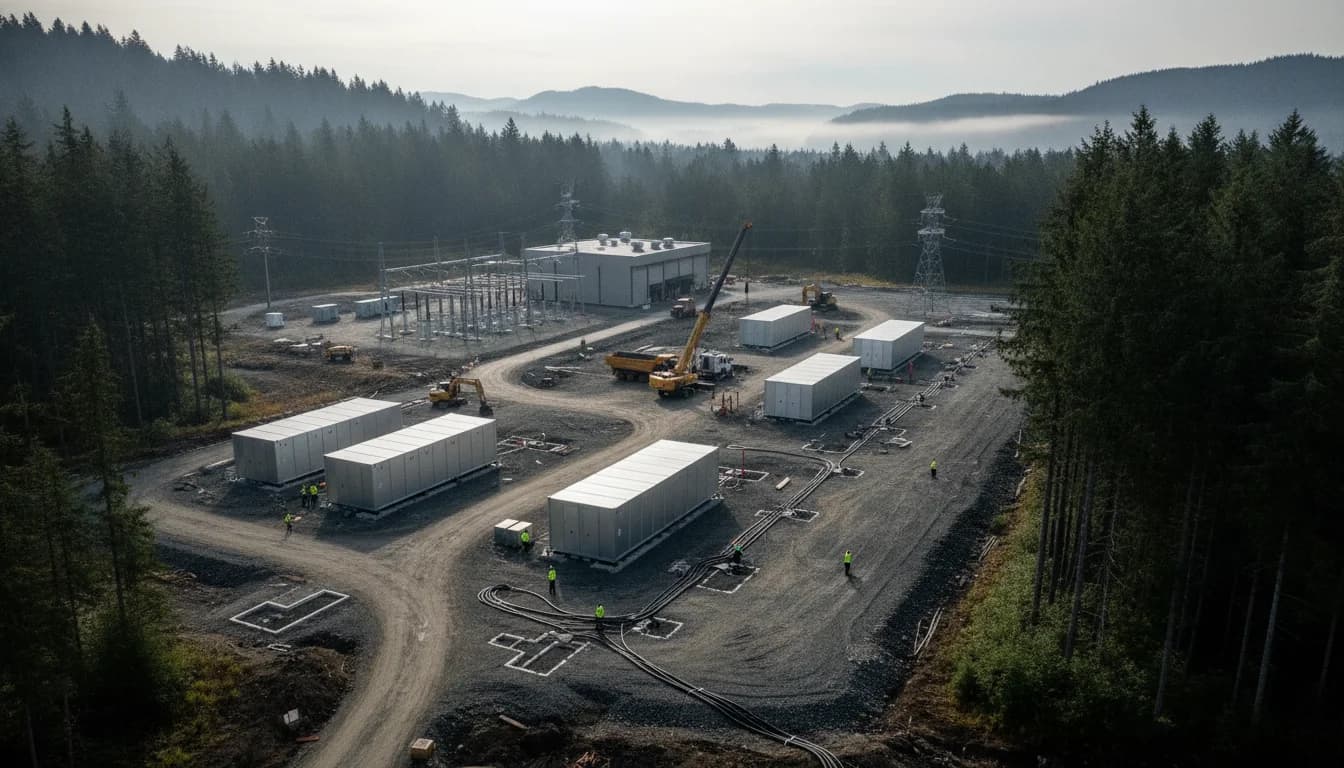 BC Hydro Advances 100 MW Battery Storage on Vancouver Island